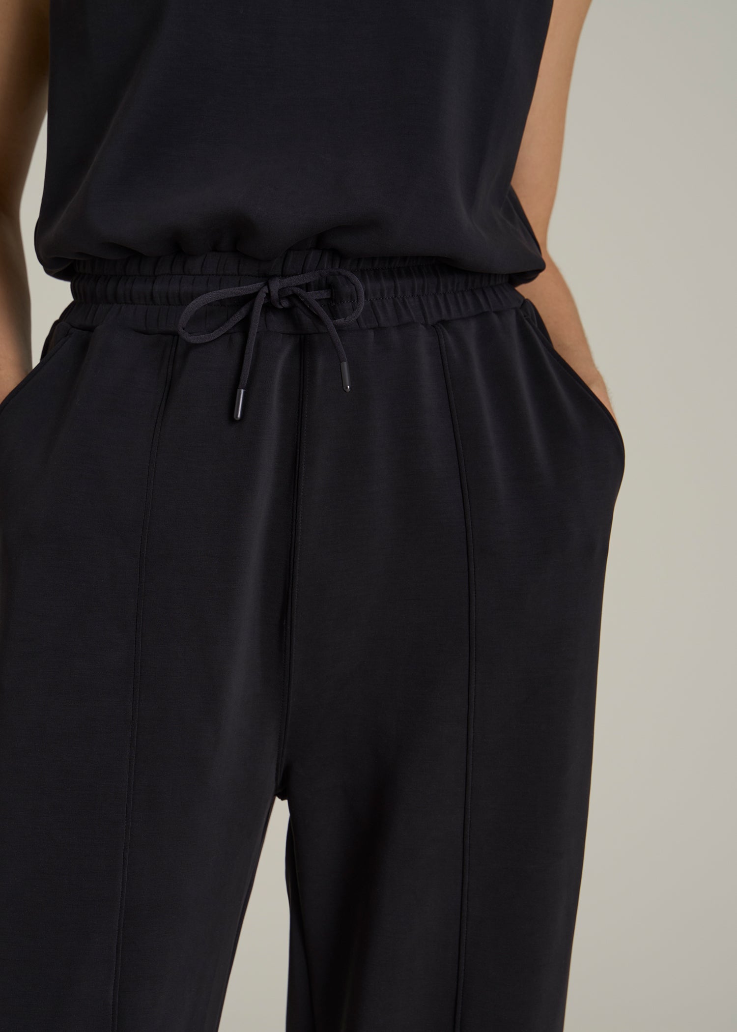 Soft Motion Sleeveless Sweatpant Jumpsuit for Tall Women - Image 5