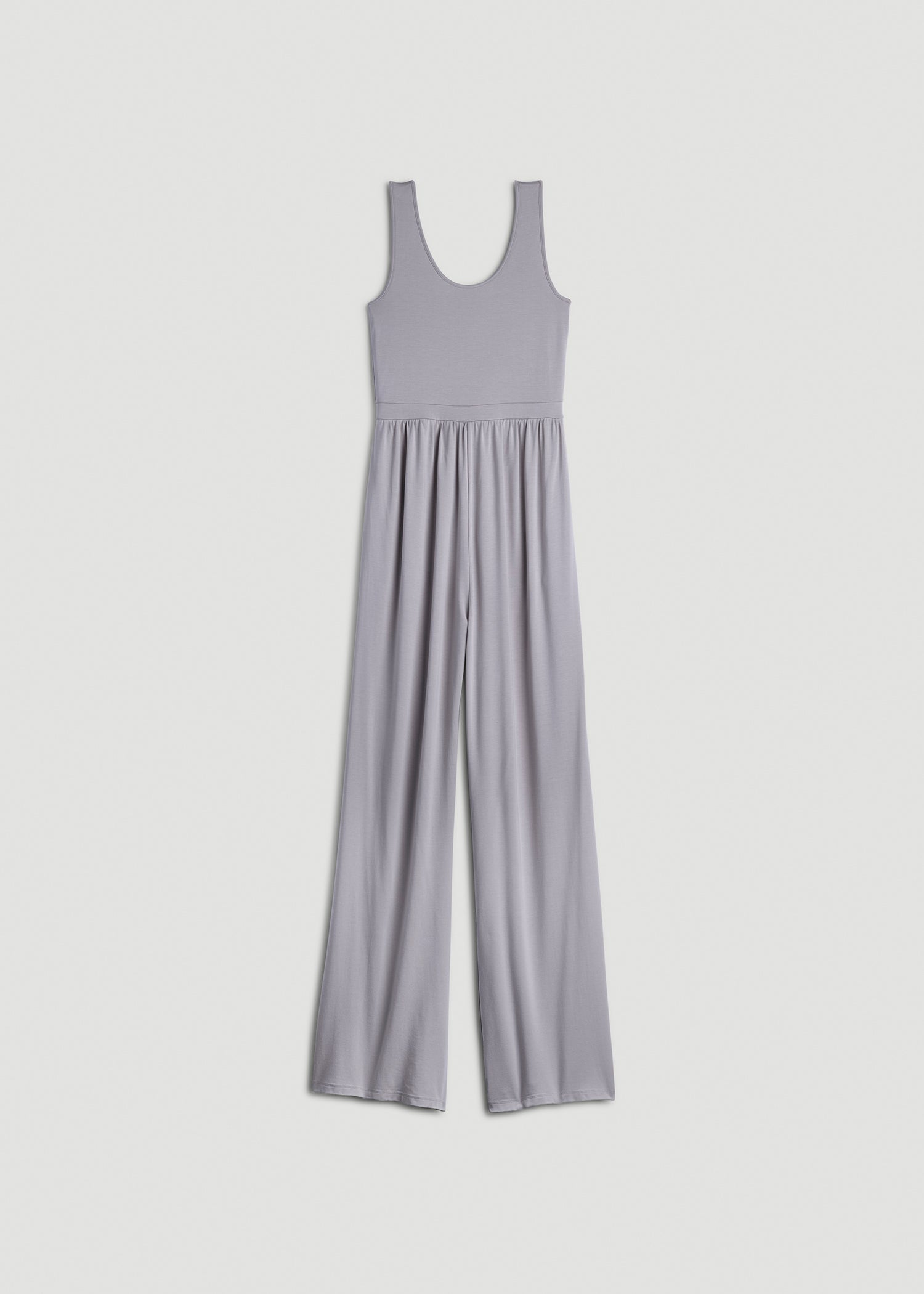 Jersey Tank Wide-Leg Jumpsuit with Pockets for Tall Women - Image 5
