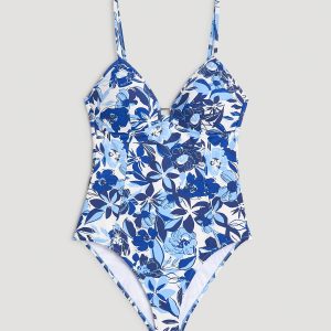 Low Cut One-Piece Swimsuit for Tall Women