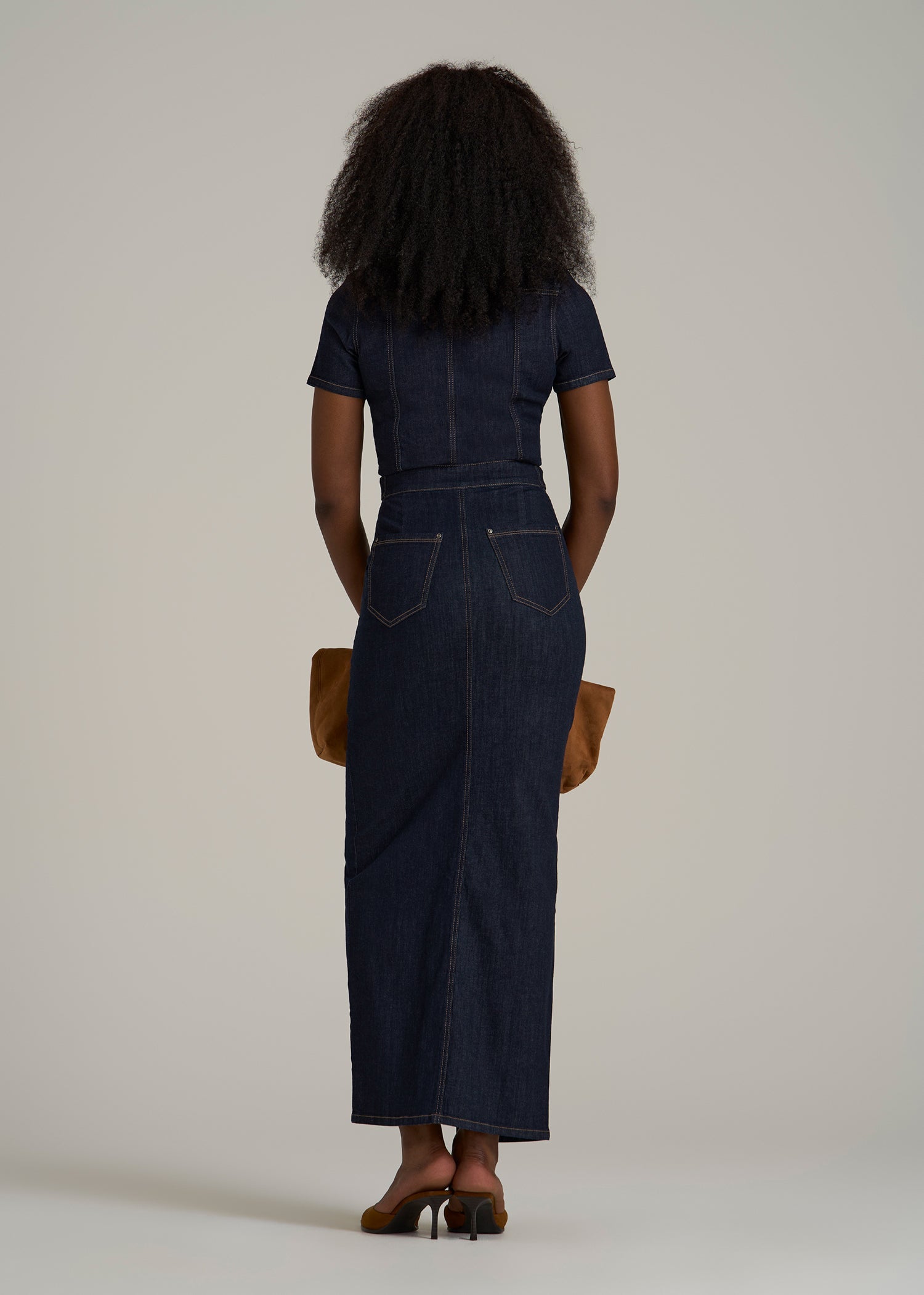 Maxi Denim Dress for Tall Women - Image 5