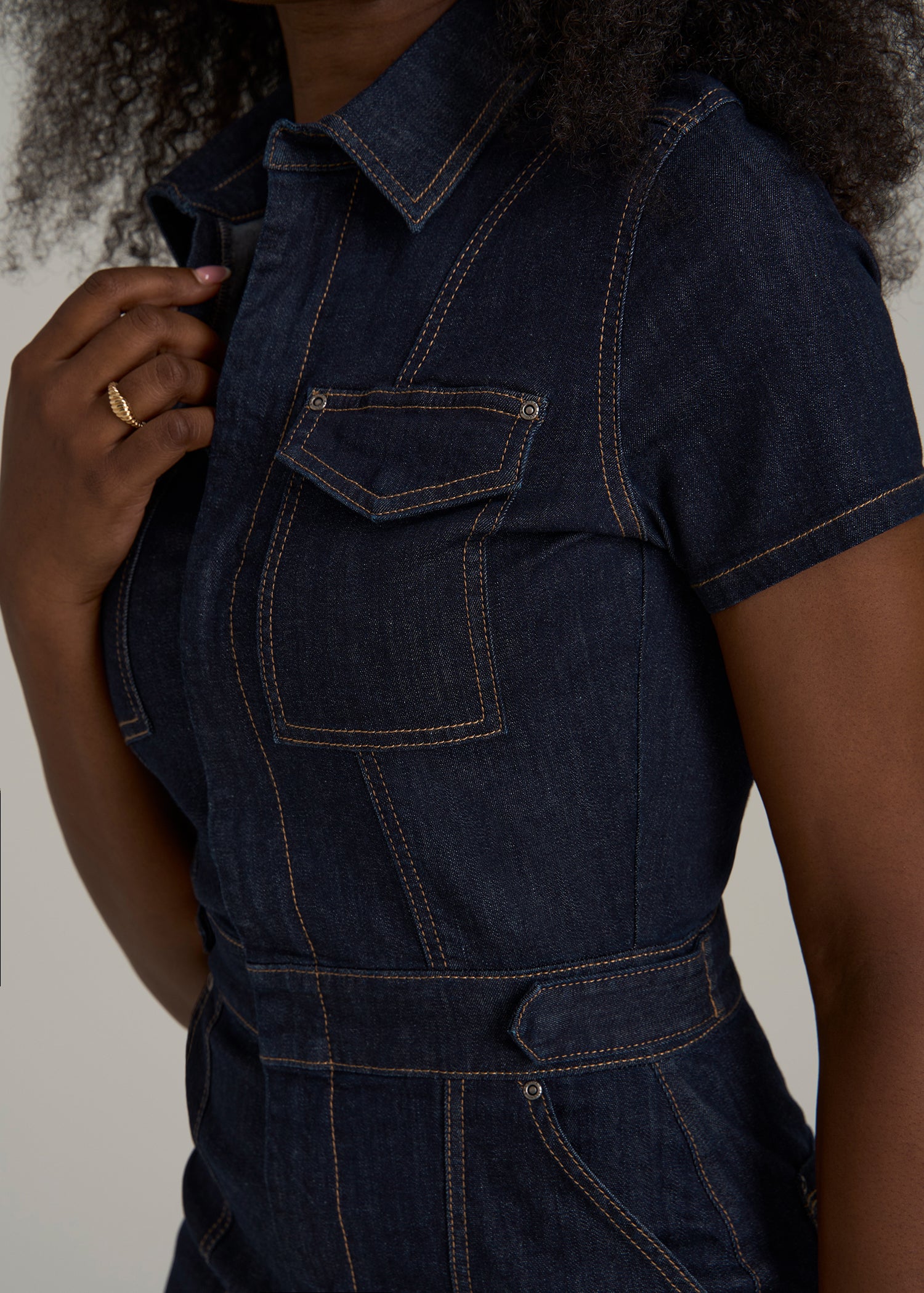 Maxi Denim Dress for Tall Women - Image 3