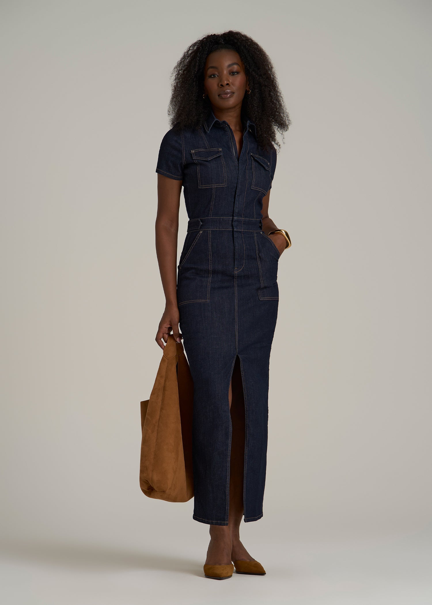 Maxi Denim Dress for Tall Women - Image 2