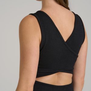 Midi Cross Back Sleeveless Dress for Tall Women