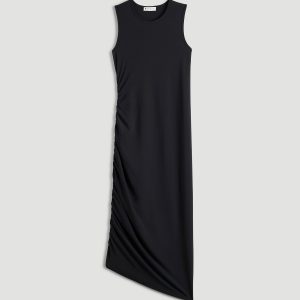 Ruched Jersey Midi Dress for Tall Women