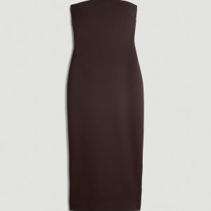 Soft Flex Ponte Fitted Bustier Dress for Tall Women